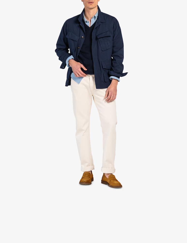 rinascente Tela Blu Jungle cotton ripstop jacket