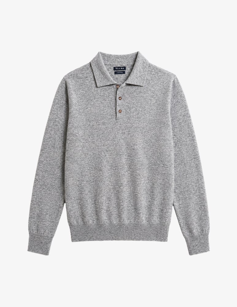 rinascente Tela Blu Lambswool polo jumper
