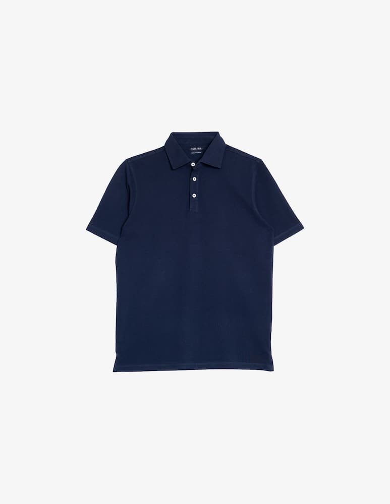 rinascente Tela Blu Piqué knit polo shirt