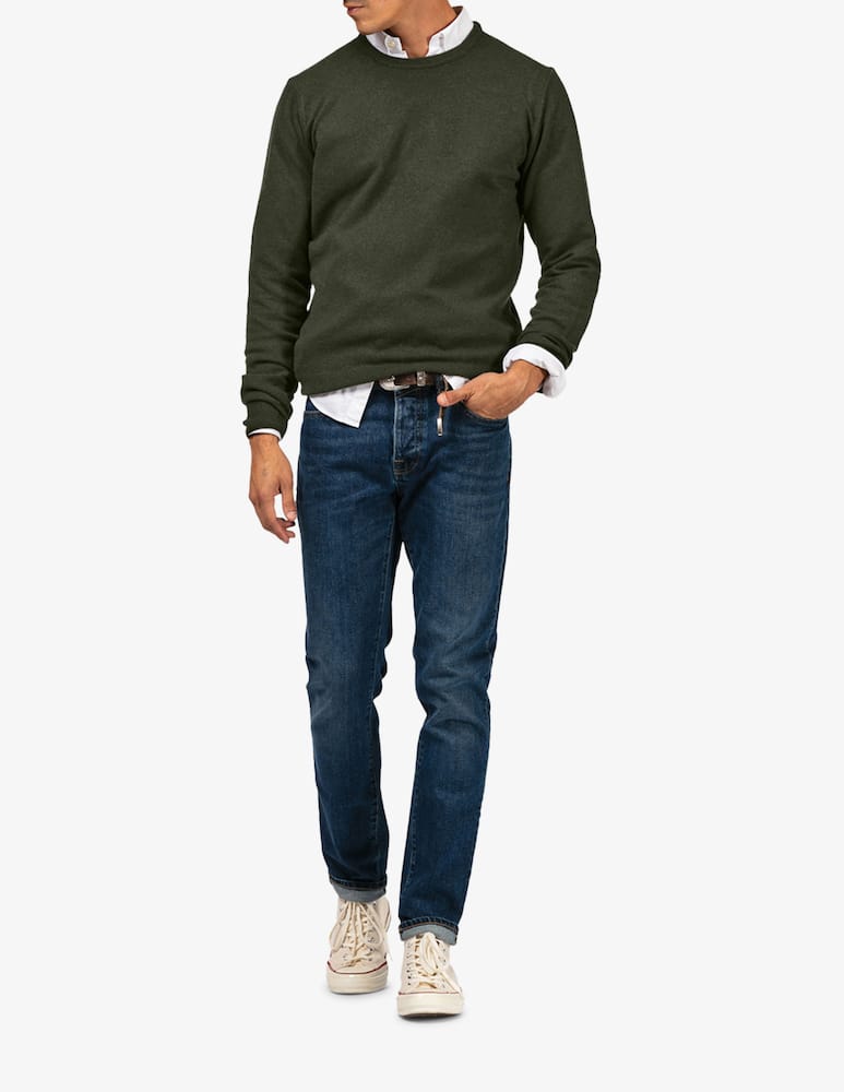 rinascente Tela Blu Crew neck cotton jumper