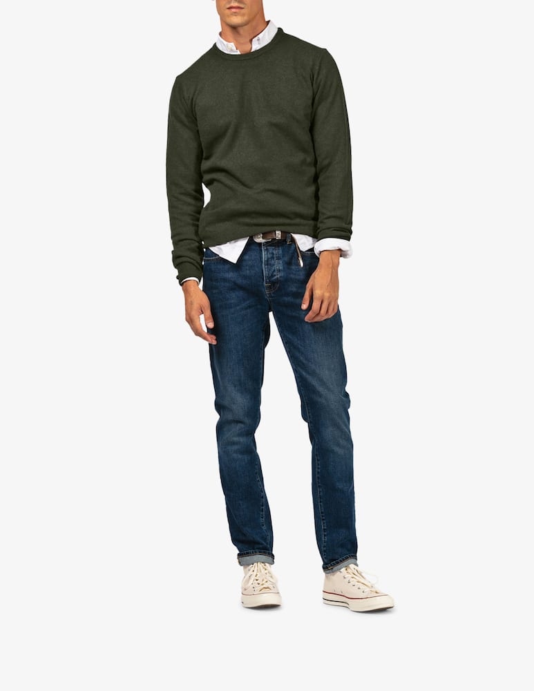 rinascente Tela Blu Crew neck cotton jumper