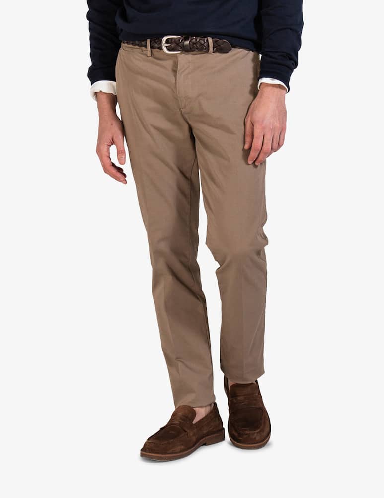 rinascente Tela Blu Pantaloni chino in gabardina stretch slim fit