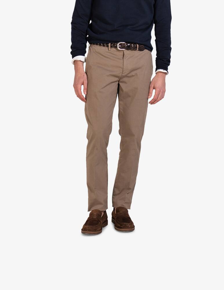 rinascente Tela Blu Pantaloni chino in gabardina stretch slim fit