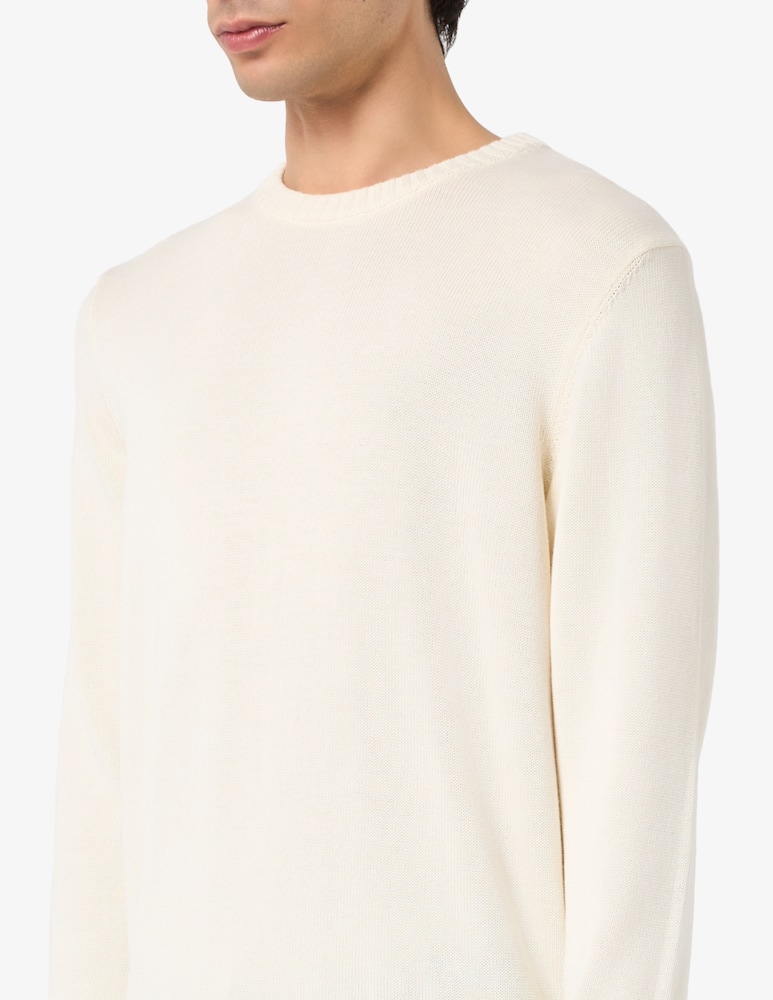 rinascente Tela Blu Maglia girocollo tinto capo