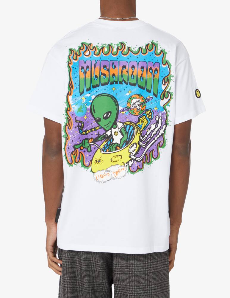 rinascente Mushroom Back alien t-shirt - White