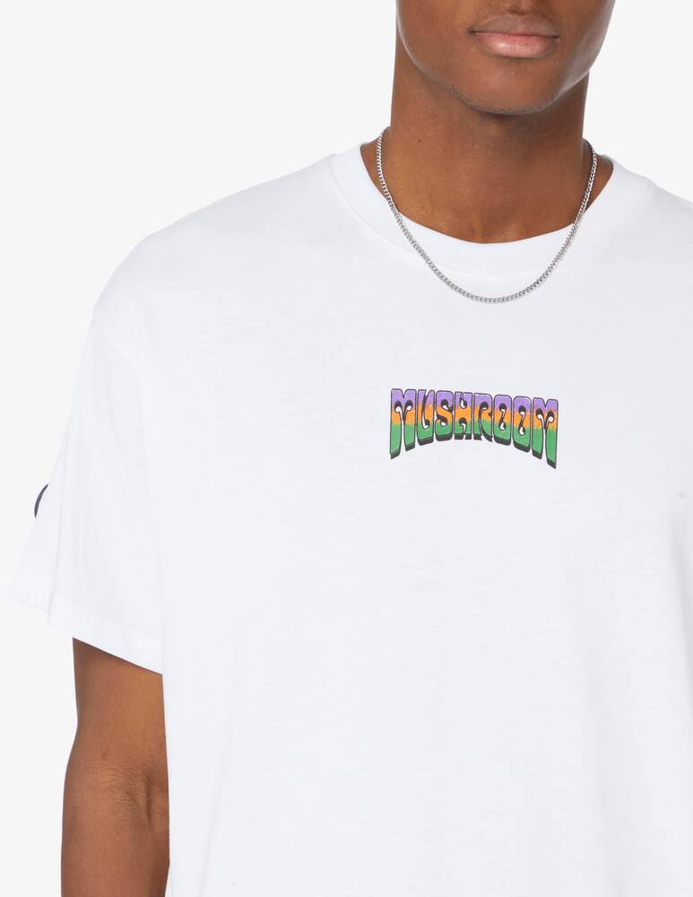 rinascente Mushroom Back alien t-shirt - White