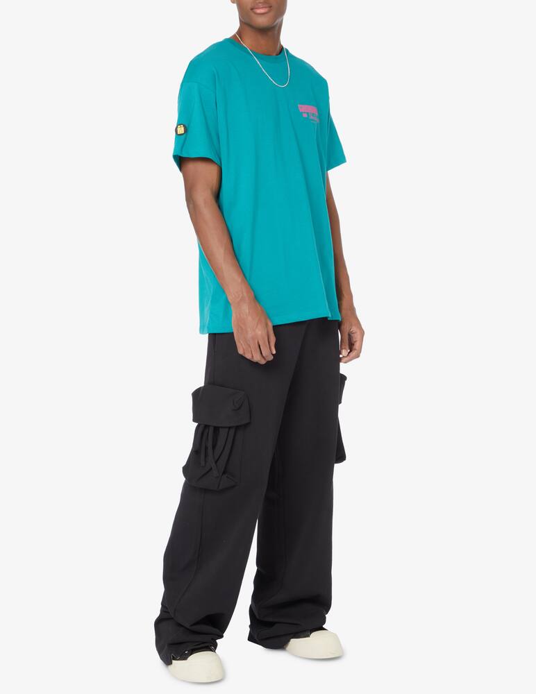 rinascente Mushroom Skeleton skate t-shirt - Blue