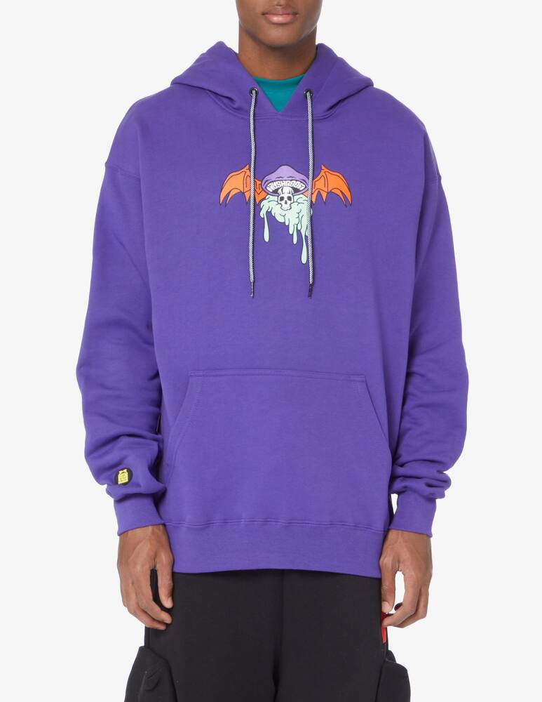 rinascente Mushroom Felpa con cappuccio con teschio baby pirata - Viola