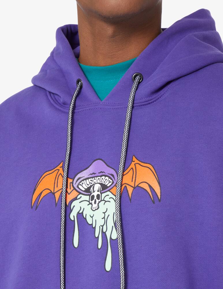 rinascente Mushroom Felpa con cappuccio con teschio baby pirata - Viola