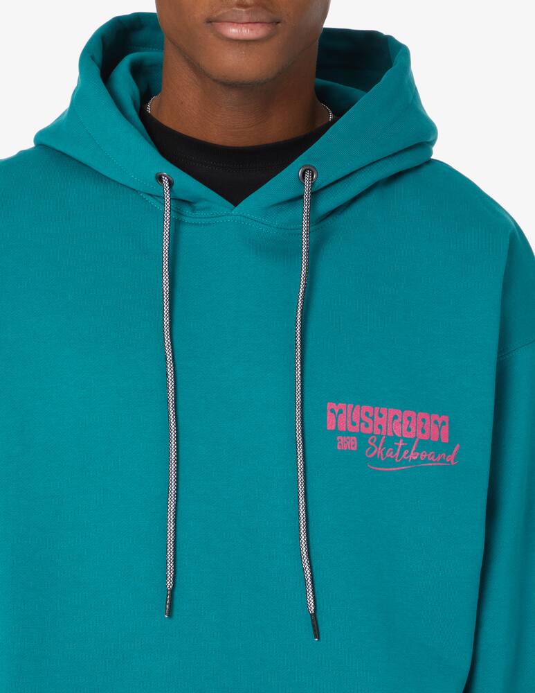 rinascente Mushroom Felpa con cappuccio skeleton skate - Verde
