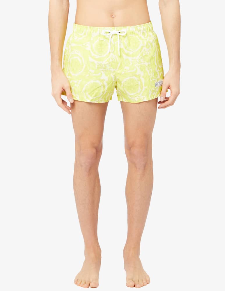 Versace Boxer mare tonal barocco print - immagine 1
