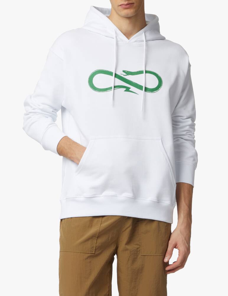 rinascente Propaganda Logo hoodie - white