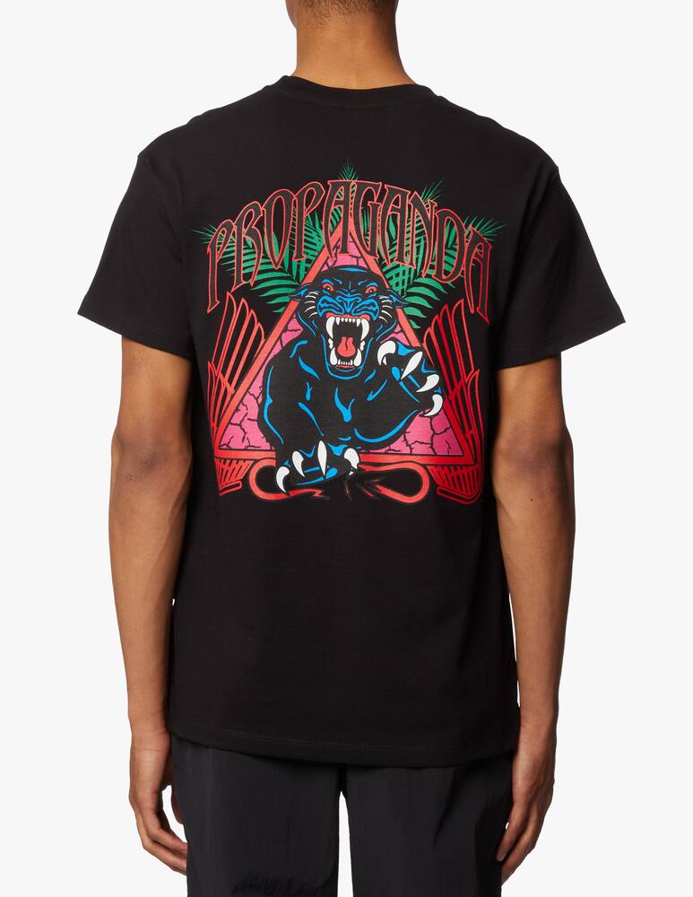 rinascente Propaganda Saint valentine panther t-shirt - black