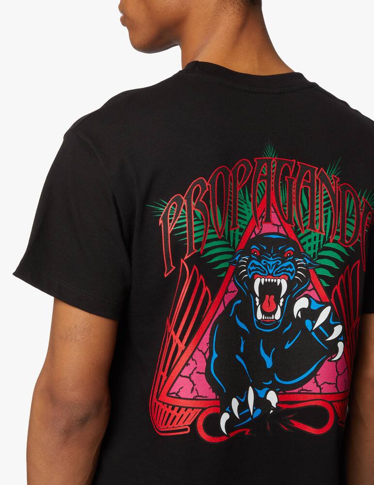 rinascente Propaganda Saint valentine panther t-shirt - black