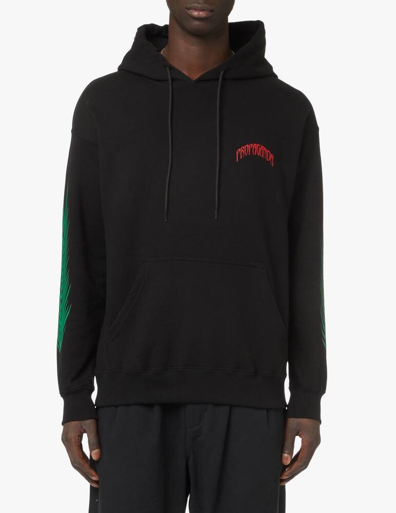 rinascente Propaganda Felpa con cappuccio san valentino - nero