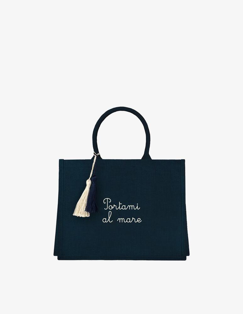 rinascente Identity Portami al mare" jute tote