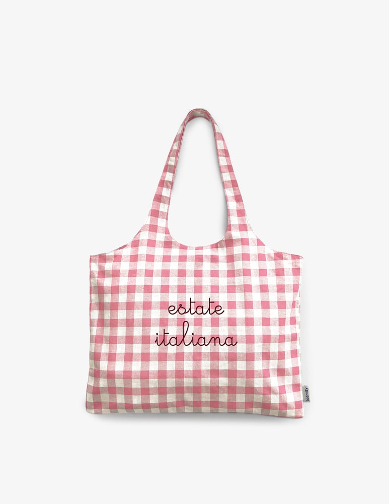 rinascente Identity Vichy shoulder bag