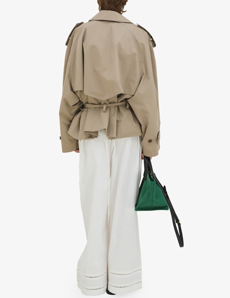 rinascente La Piscine Short belted trench coat