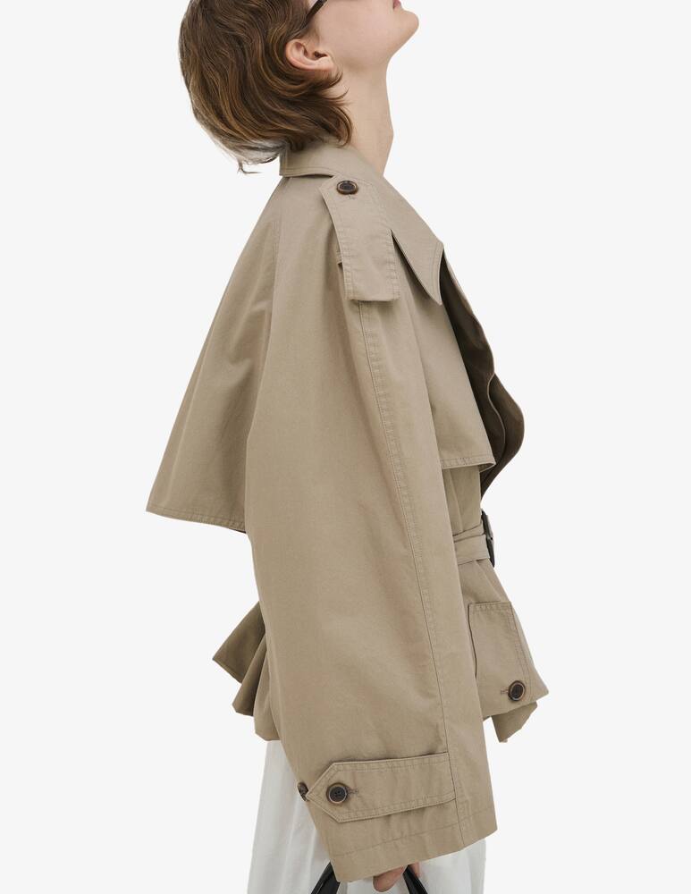rinascente La Piscine Short belted trench coat