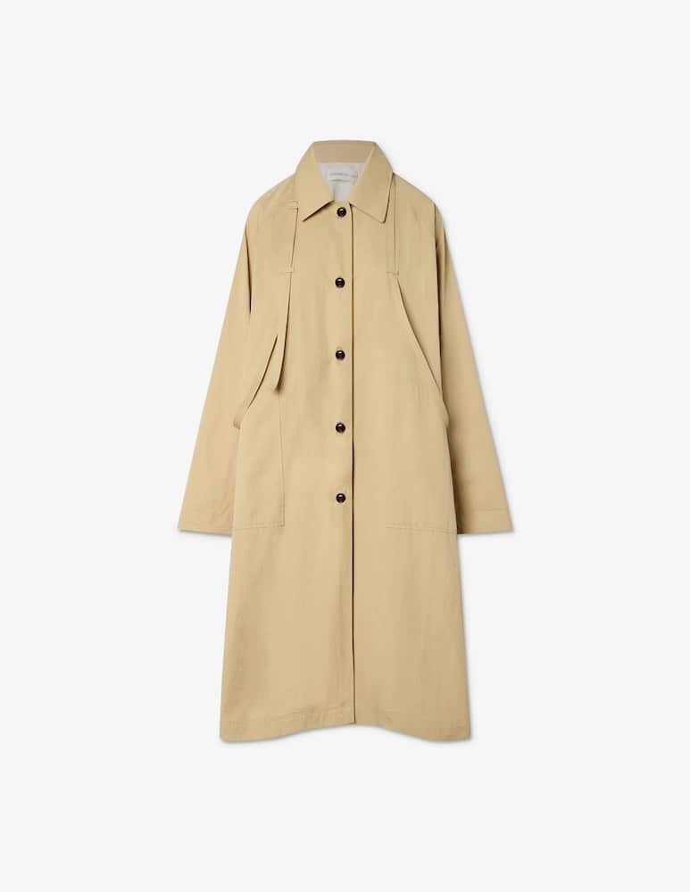 rinascente La Piscine Trench con colletto ampio