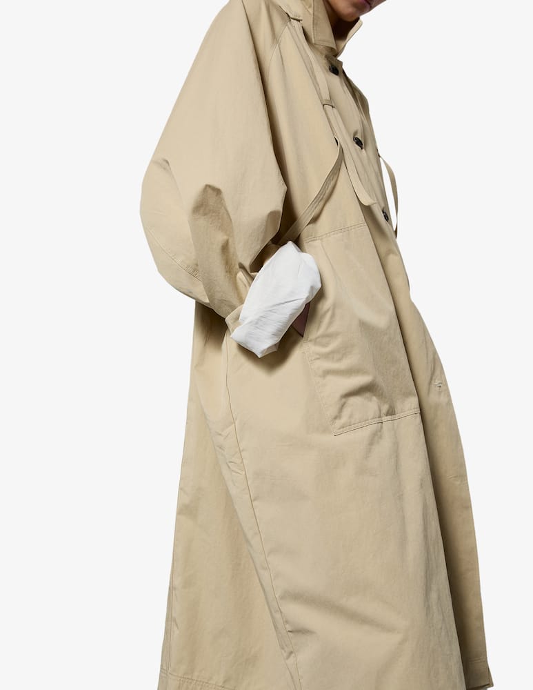 rinascente La Piscine Wide collared trench coat