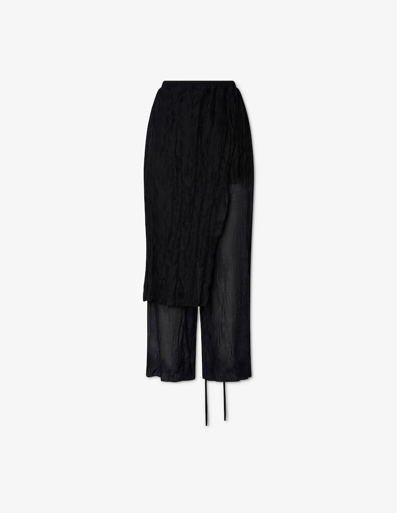 rinascente La Piscine Pantaloni sheer con sopragonna