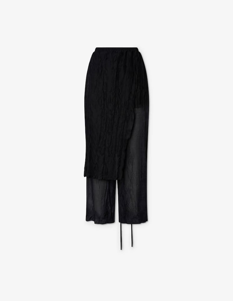 rinascente La Piscine Sheer layered trousers set