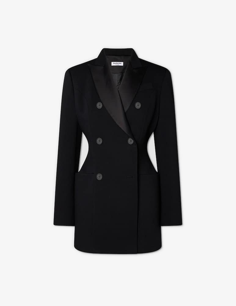 rinascente La Piscine Blazer doppiopetto scultoreo
