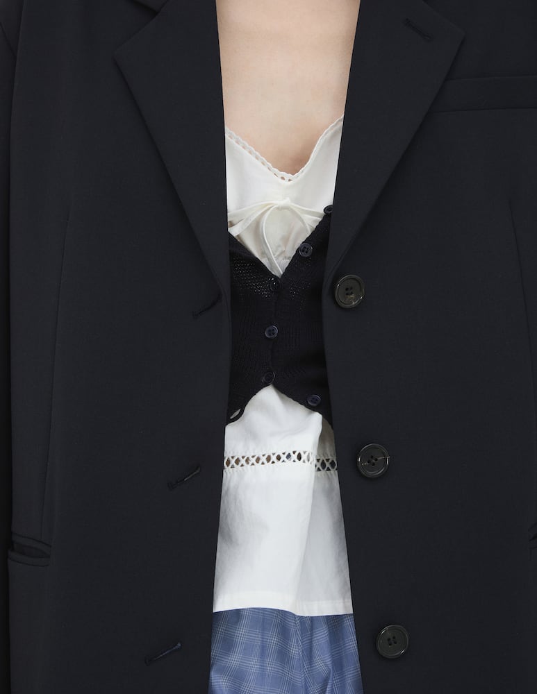 rinascente La Piscine Single breasted blazer Split