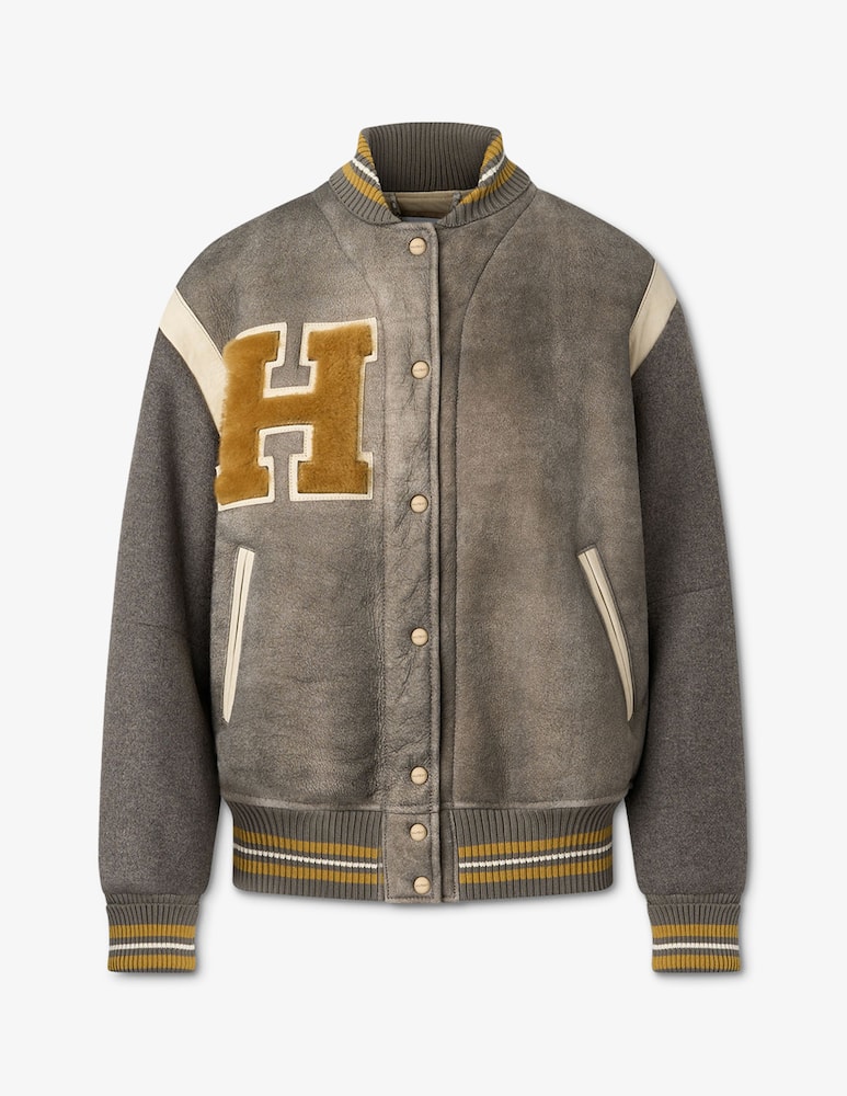 Halfboy Giaccone varsity shearling - immagine 1 Halfboy Giaccone varsity shearling - immagine 1