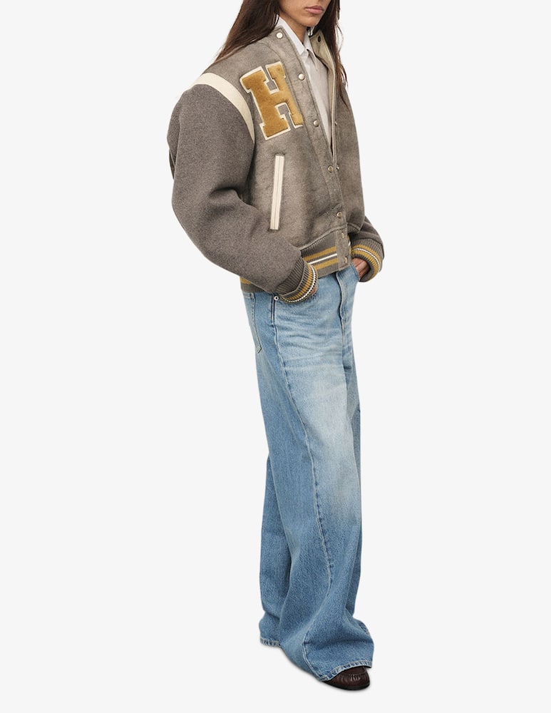 Halfboy Giaccone varsity shearling - immagine 2 Halfboy Giaccone varsity shearling - immagine 2