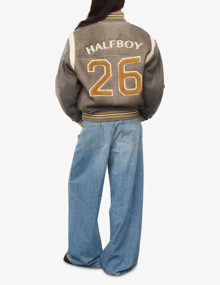 Halfboy Giaccone varsity shearling - immagine 3 Halfboy Giaccone varsity shearling - immagine 3