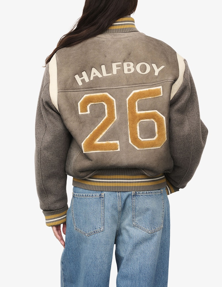 Halfboy Giaccone varsity shearling - immagine 4 Halfboy Giaccone varsity shearling - immagine 4