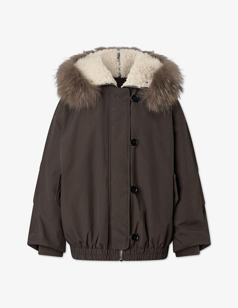 Halfboy Parka con cappuccio in finta pelliccia - immagine 1 Halfboy Parka con cappuccio in finta pelliccia - immagine 1