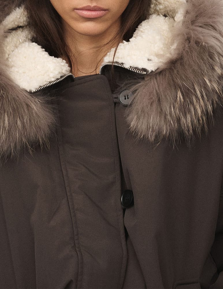 Halfboy Parka con cappuccio in finta pelliccia - immagine 4 Halfboy Parka con cappuccio in finta pelliccia - immagine 4