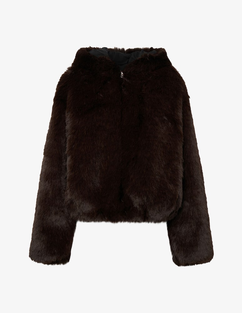 Halfboy Reversible faux fur bomber - picture 1 Halfboy Reversible faux fur bomber - picture 1