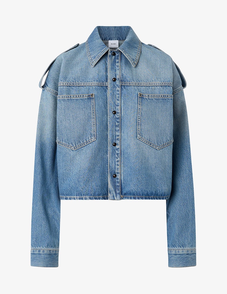 Halfboy Camicia crop in jeans - immagine 1 Halfboy Camicia crop in jeans - immagine 1