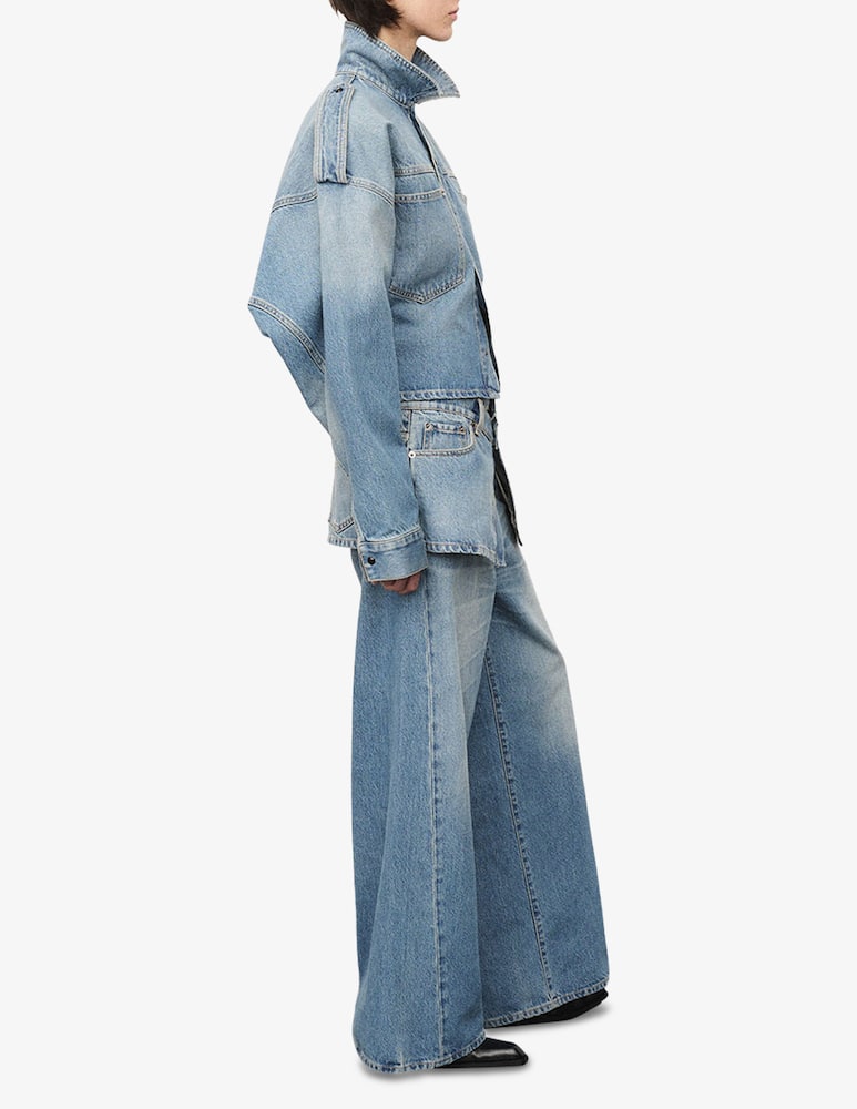 Halfboy Camicia crop in jeans - immagine 3 Halfboy Camicia crop in jeans - immagine 3