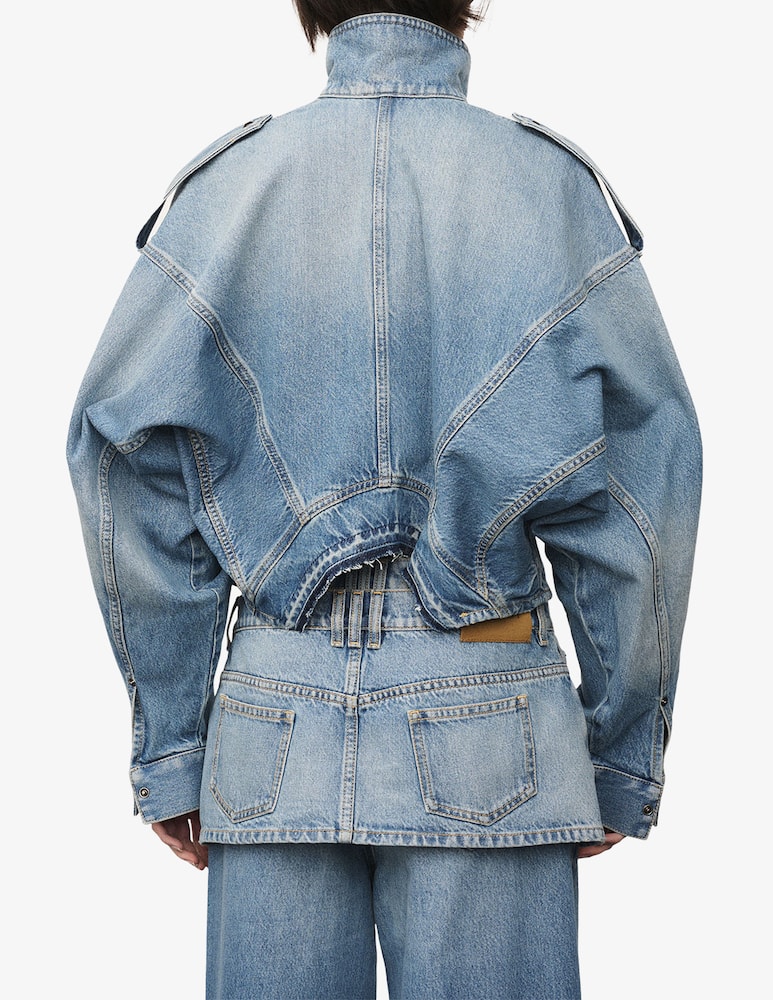 Halfboy Camicia crop in jeans - immagine 4 Halfboy Camicia crop in jeans - immagine 4