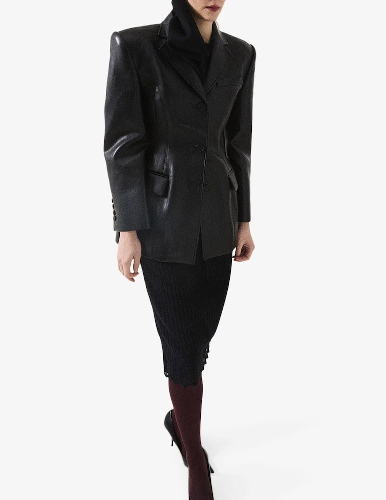 La Piscine Faux-leather blazer - picture 2 La Piscine Faux-leather blazer - picture 2