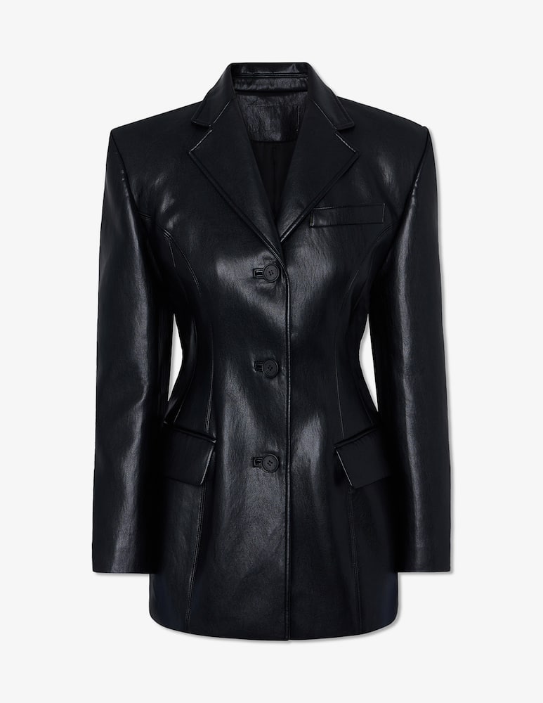La Piscine Faux-leather blazer - picture 4 La Piscine Faux-leather blazer - picture 4