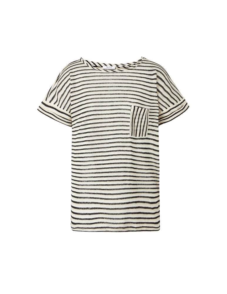 rinascente iBlues Mafalda linen t-shirt - Blu