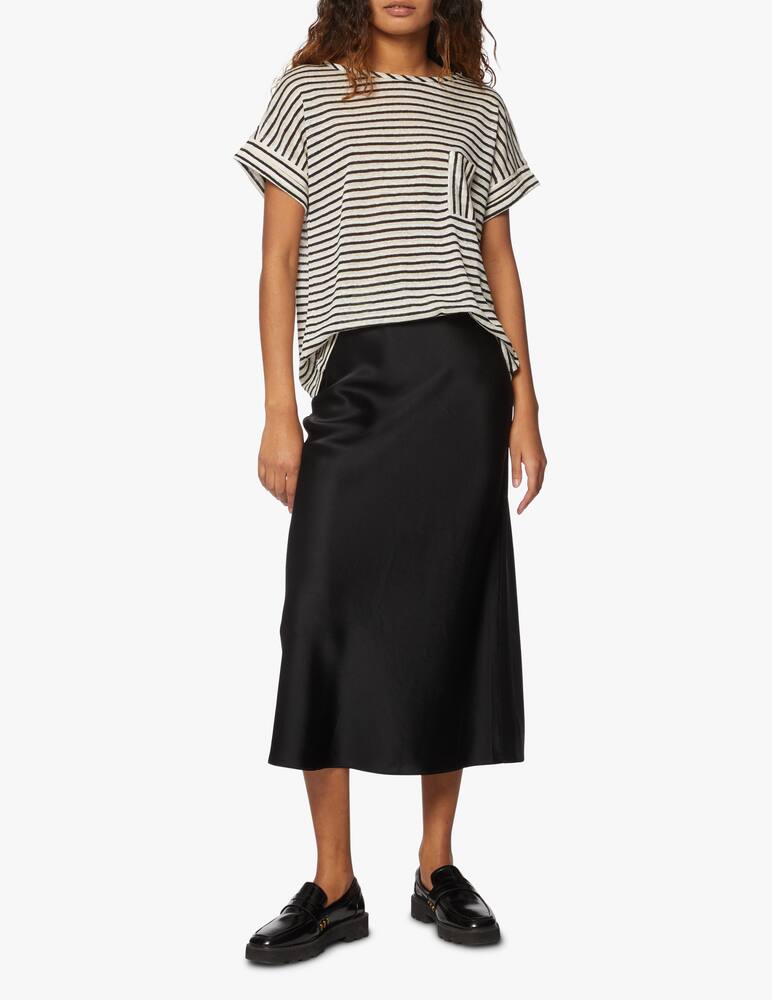 rinascente iBlues Mafalda linen t-shirt - Blu