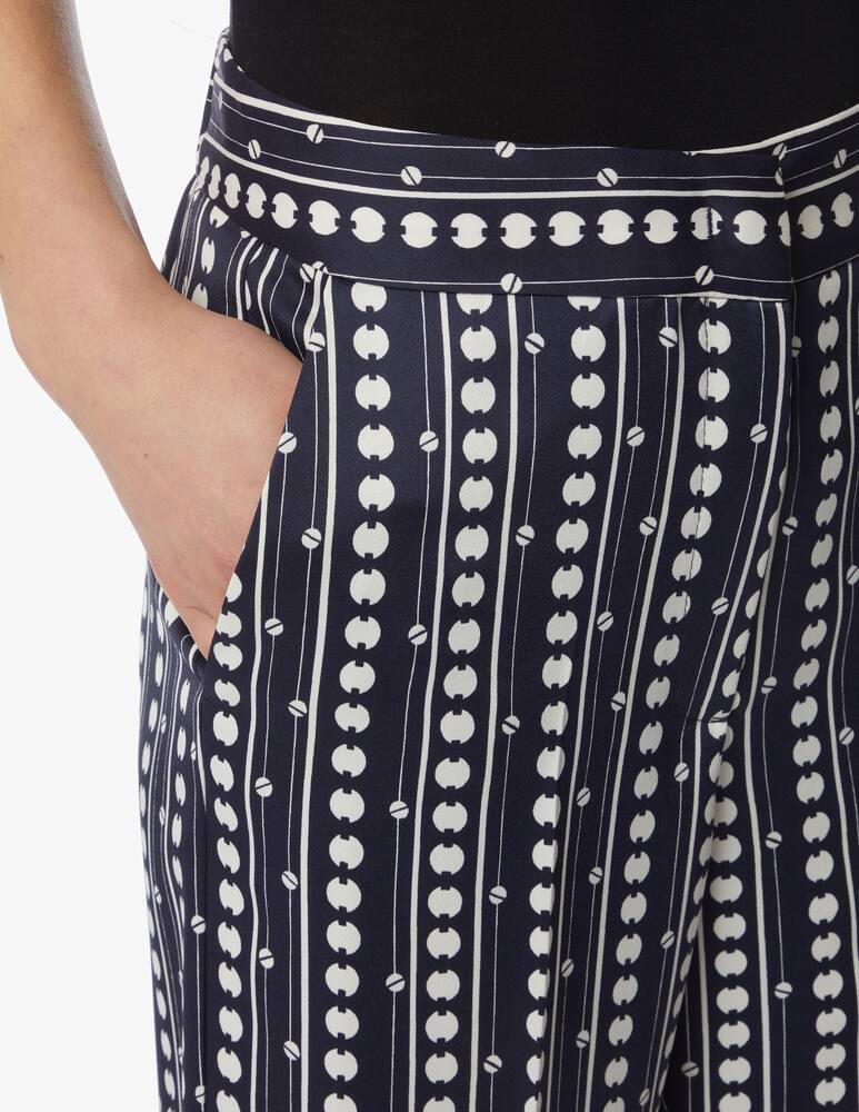 rinascente Marella Pantalone Ione con stampa catene