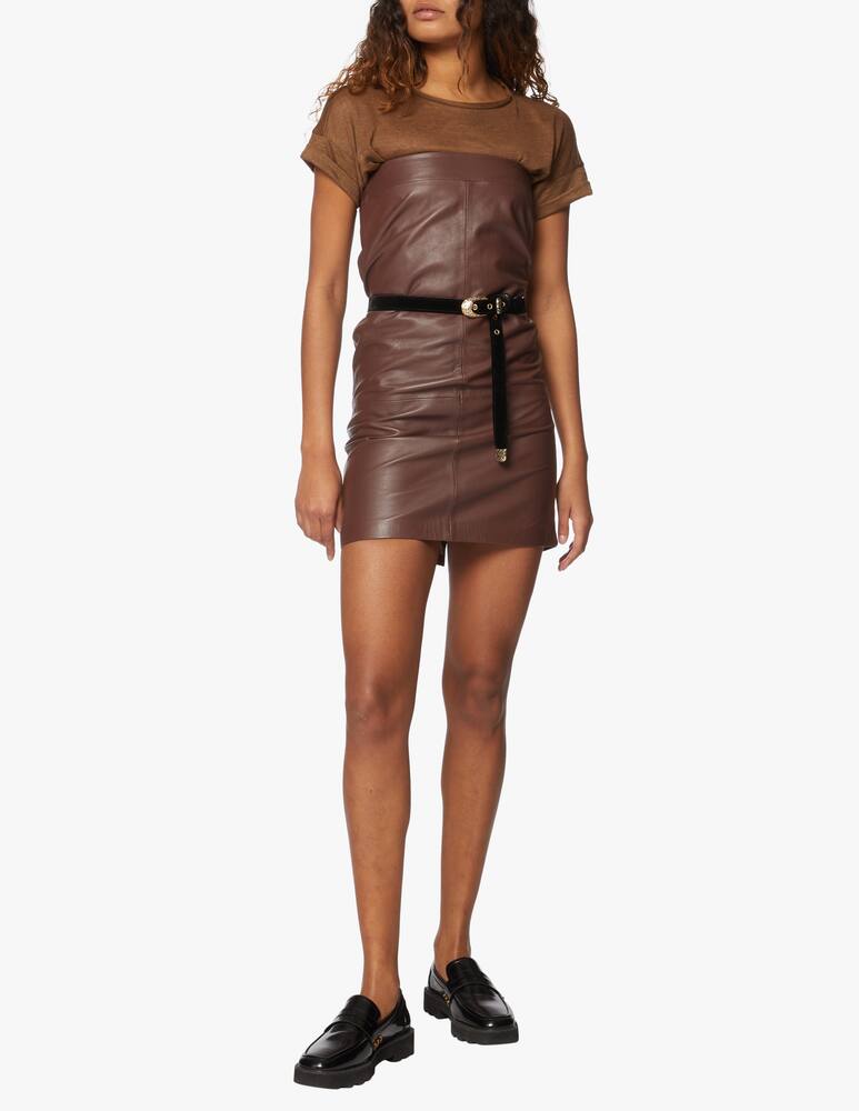 rinascente iBlues T-shirt in lino Mafalda - Marrone