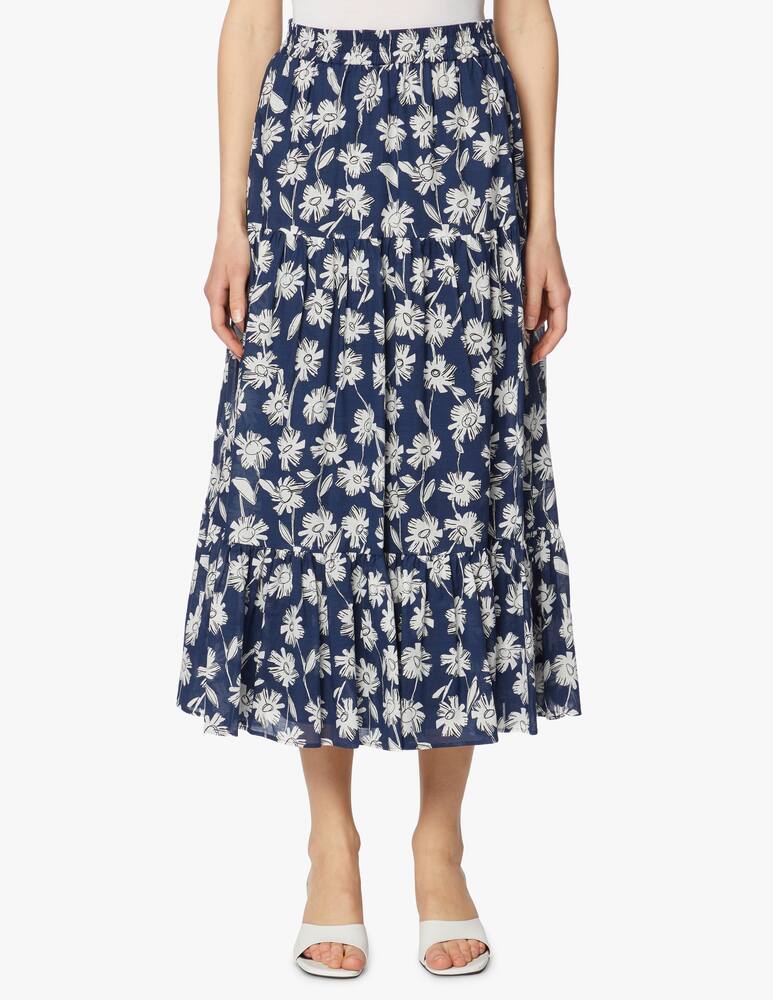 rinascente iBlues Ixie 100% cotton long skirt