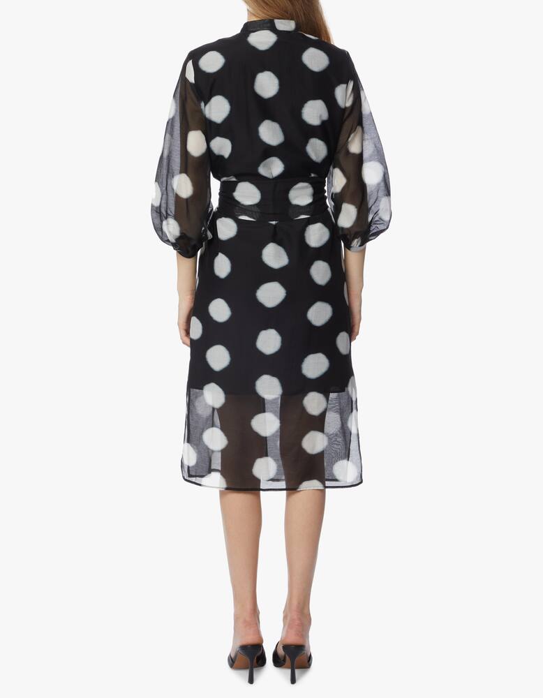 rinascente Marella Long dress with printed pois