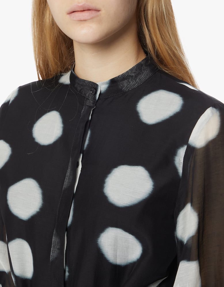 rinascente Marella Long dress with printed pois