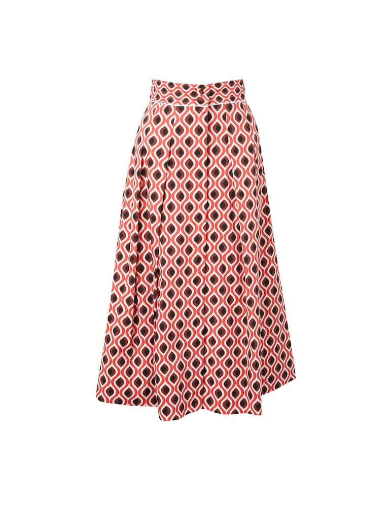 rinascente Marella Gonna midi in cotone Spuma