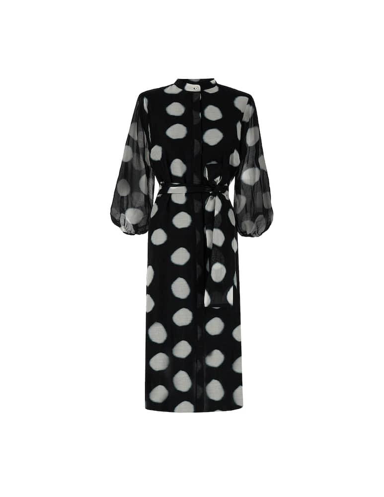 rinascente Marella Long dress with printed pois